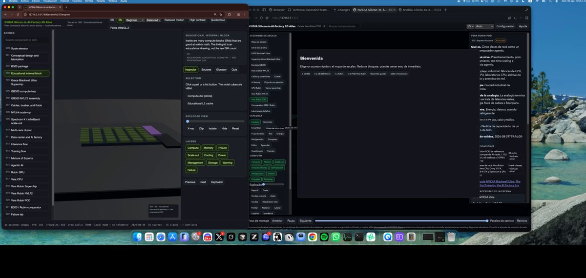 Grok Build 왼쪽, Cursor 오른쪽 비교 영상 장면